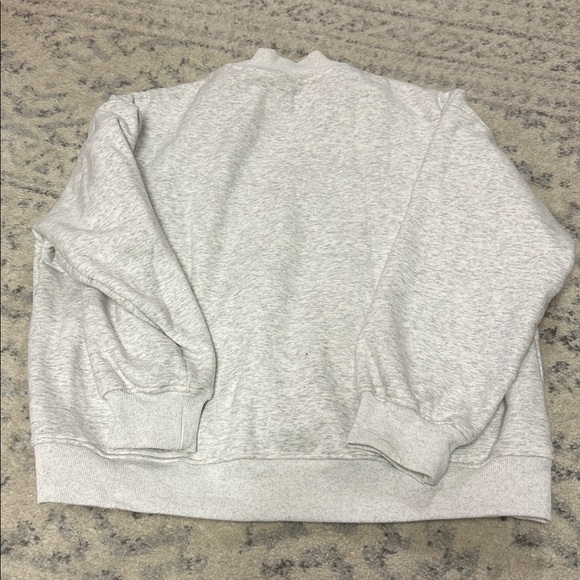Altar'd State Gray Mock Neck Sweatshirt - Picture 3 of 3